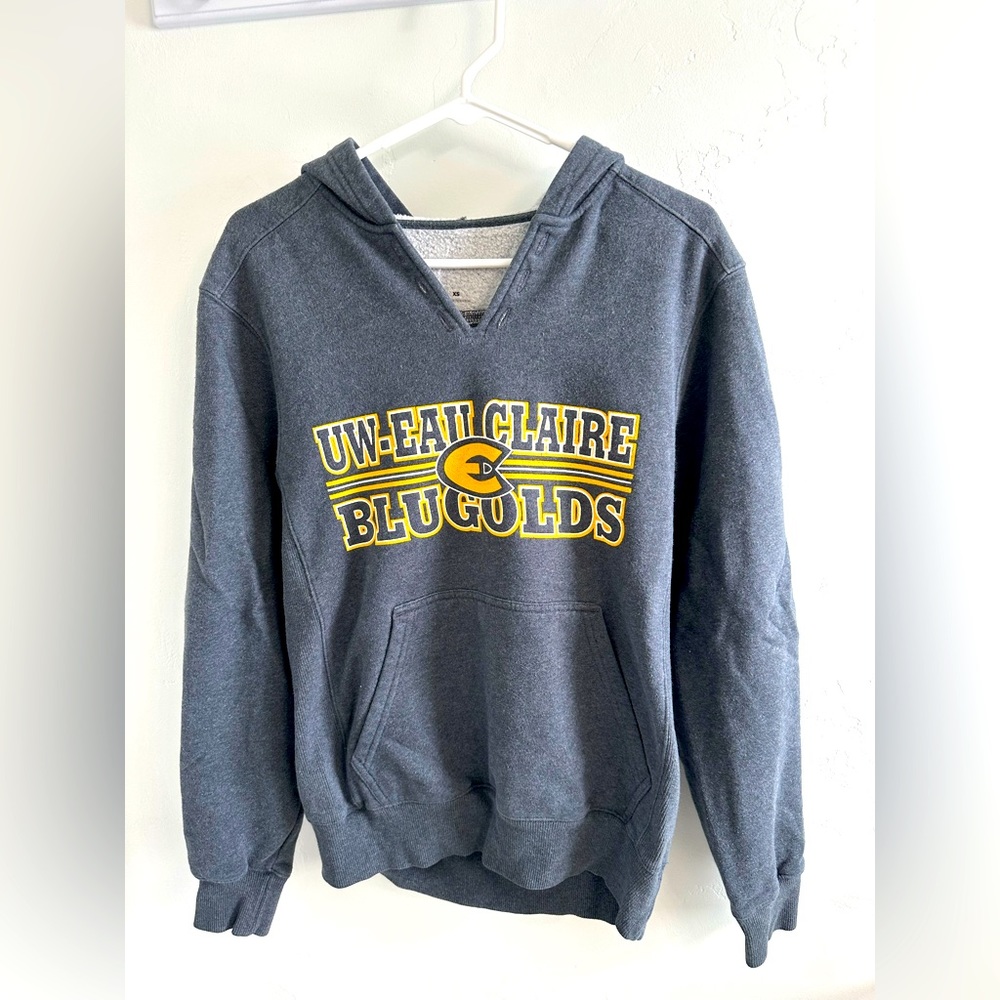 Gray/Blue UWEC sweatshirt